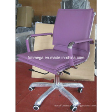 Chaise de personnel de bureau rembourré pourpre Eames (FOH-MF26-B)
